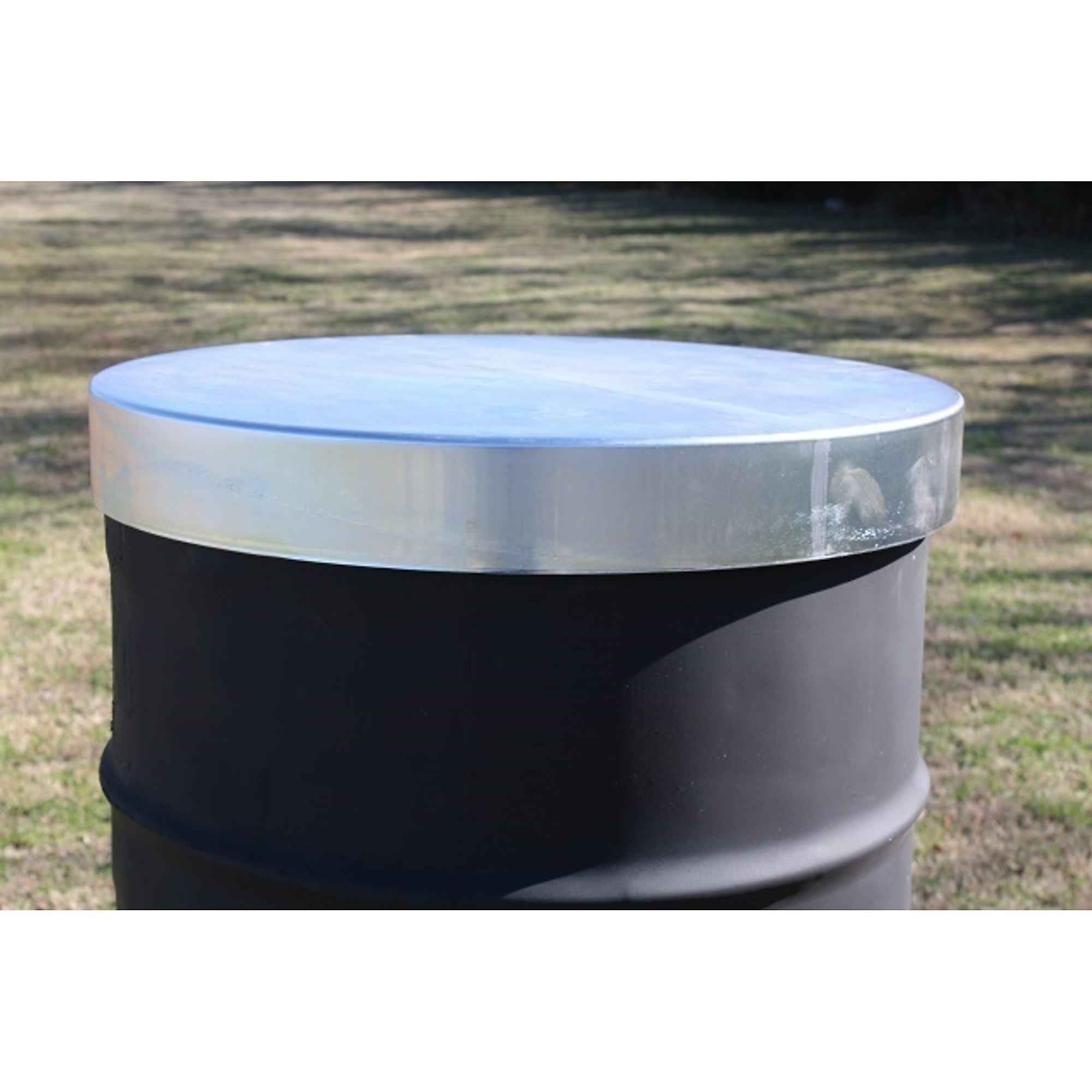 Boss Buck, Lid-55 Gallon Slip on 3in., Color Silver, Model# BB-101